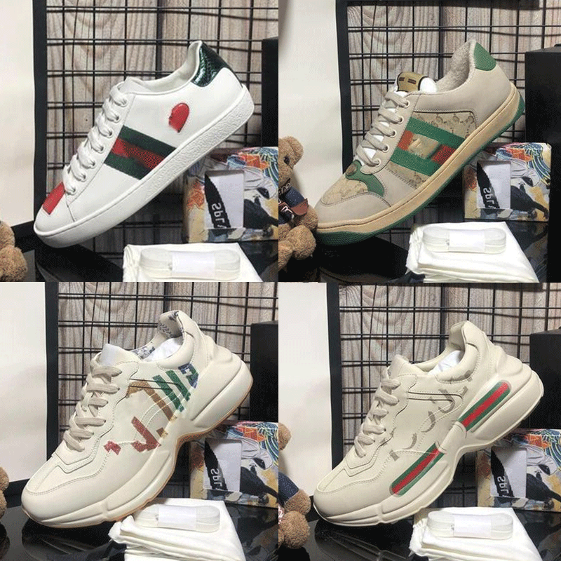 2021 Men Women Luxurys Designers Casual Shoes Bee Genuine Leather Sneaker Embroidery Classic Trainers Embroidered Lover Sport Trainer Sneake, Black
2021 Men Women Luxurys Designers Casual Shoes Bee Genuine Leather Sneaker Embroidery Classic Trainers Embroidered Lover Sport Trainer Sneake, Black