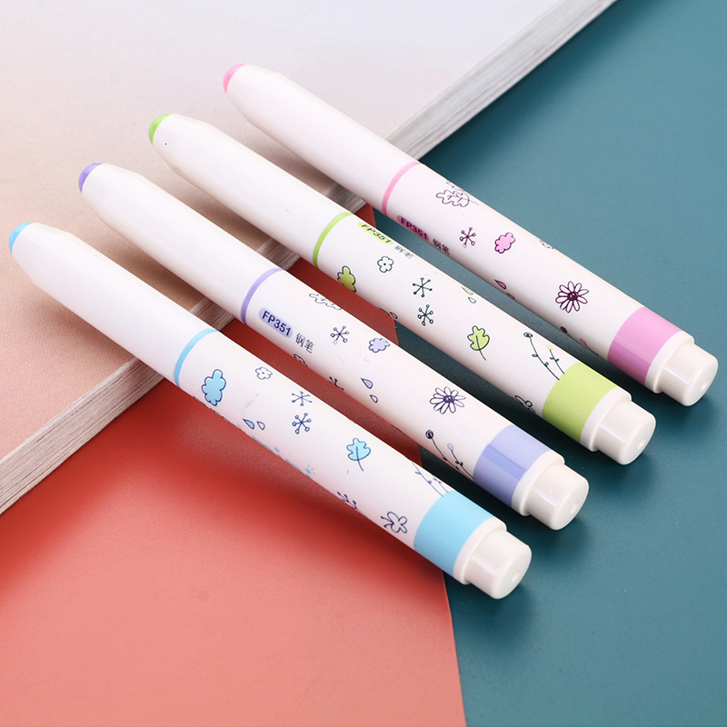 Love Stationery Cartoon Mini Set Primary and Secondary School Students Can Change Ink Bag Single Plastic Signature Pen