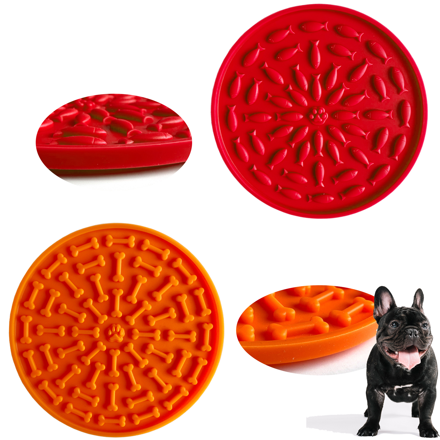 Silicone Dog Feeder Lick Mat Cat Licking Pad For Dogs Cats Lickimat Bath Buddy Slow Sucker Pet Supplies Bowls & Feeders
Silicone Dog Feeder Lick Mat Cat Licking Pad For Dogs Cats Lickimat Bath Buddy Slow Sucker Pet Supplies Bowls & Feeders
