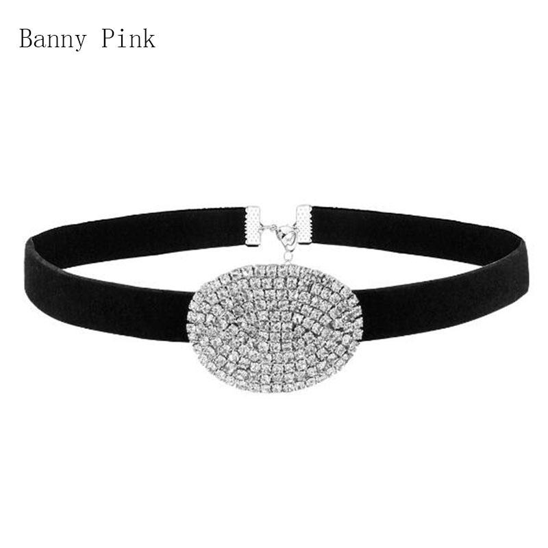 Rhinestone Geo Pendant Choker Necklace For Women Chunky Crystal Collar Black Rope Chain Colar Fashion Jewelry Chokers
Rhinestone Geo Pendant Choker Necklace For Women Chunky Crystal Collar Black Rope Chain Colar Fashion Jewelry Chokers