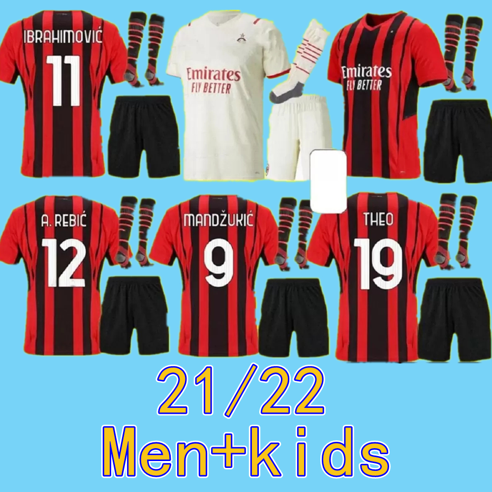 AC milan 21 22 soccer jersey IBRAHIMOVIC BRAHIM BENNACER KESSIE ROMAGNOLI CALHANOGLU 2021 2022 football shirt TONALI REBIC maillot men + kids kit away third, 21-22 away
AC milan 21 22 soccer jersey IBRAHIMOVIC BRAHIM BENNACER KESSIE ROMAGNOLI CALHANOGLU 2021 2022 football shirt TONALI REBIC maillot men + kids kit away third, 21-22 away
