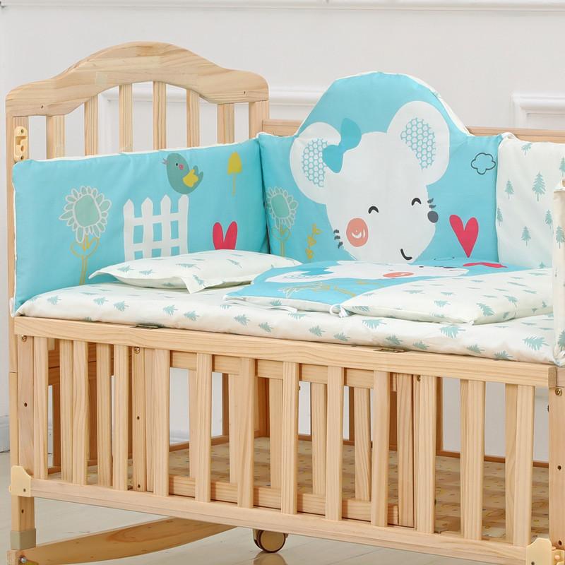 Bedding Sets 6pcs/set 100% Cotton Baby Set Cartoon Design Crib Bumper Bed Protector Infant Cot For Borns 65*120cm ZT28
Bedding Sets 6pcs/set 100% Cotton Baby Set Cartoon Design Crib Bumper Bed Protector Infant Cot For Borns 65*120cm ZT28