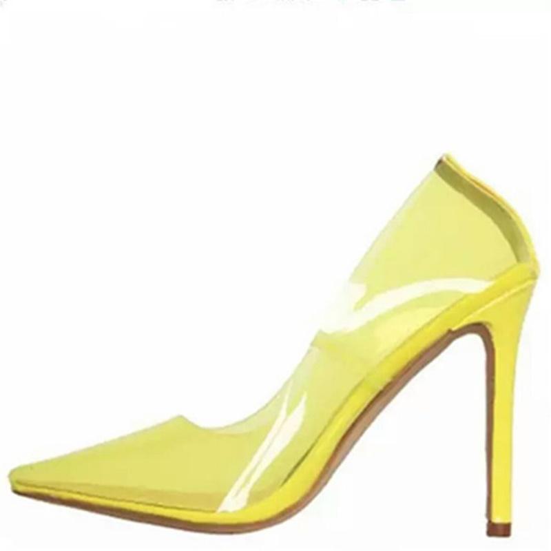 Dress Shoes Est Jelly Color PVC Transparent Women Pointed Toe Sexy Pumps High Heels Shallow Party, As picture
Dress Shoes Est Jelly Color PVC Transparent Women Pointed Toe Sexy Pumps High Heels Shallow Party, As picture