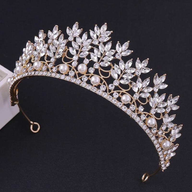 Hair Clips & Barrettes Rhinestone Pearl Bridal Tiaras And Crowns Women Queen Baroque Pageant Diadem Vintage Crystal Jewelry Wedding Accessor, Golden;silver
Hair Clips & Barrettes Rhinestone Pearl Bridal Tiaras And Crowns Women Queen Baroque Pageant Diadem Vintage Crystal Jewelry Wedding Accessor, Golden;silver