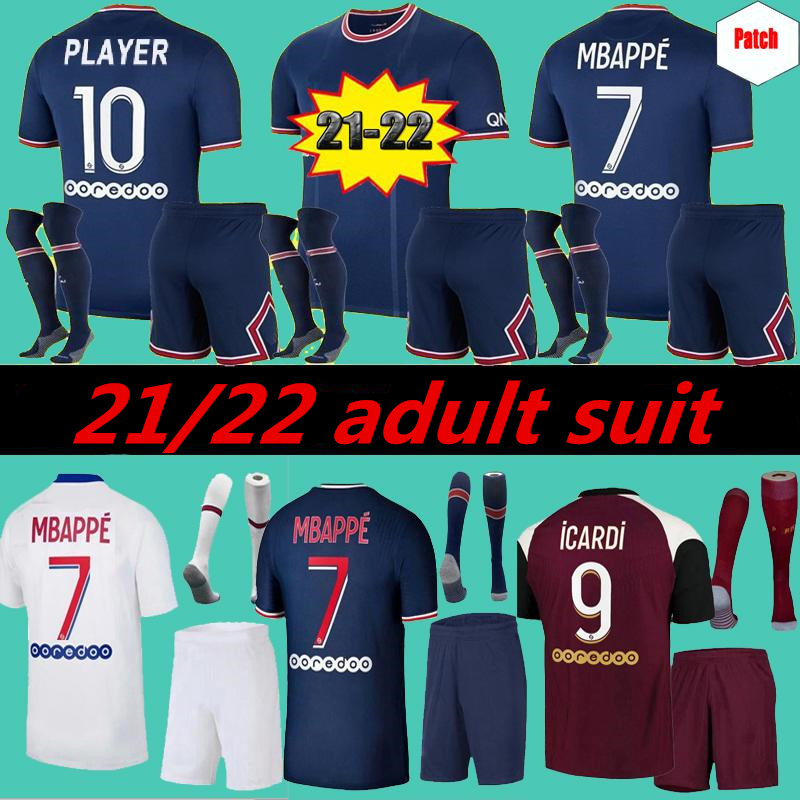 2122Maillots de football kits 20 21 22 Fourth Paris soccer jersey 2021 2022 MBAPPE ICARDI shirt men kids set uniform shorts socks maillot foot PAR enfant ADULT SUIT, 20/21 away
2122Maillots de football kits 20 21 22 Fourth Paris soccer jersey 2021 2022 MBAPPE ICARDI shirt men kids set uniform shorts socks maillot foot PAR enfant ADULT SUIT, 20/21 away