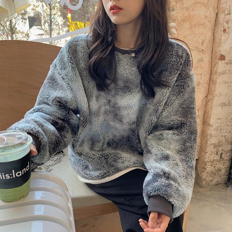 Women's Hoodies & Sweatshirts Autumn Lamb Wool Soft Winter Warm Pullover Sweatshirt Harajuku Ovesized Crop Top Korean Style Sudaderas Para M, Gray
Women's Hoodies & Sweatshirts Autumn Lamb Wool Soft Winter Warm Pullover Sweatshirt Harajuku Ovesized Crop Top Korean Style Sudaderas Para M, Gray