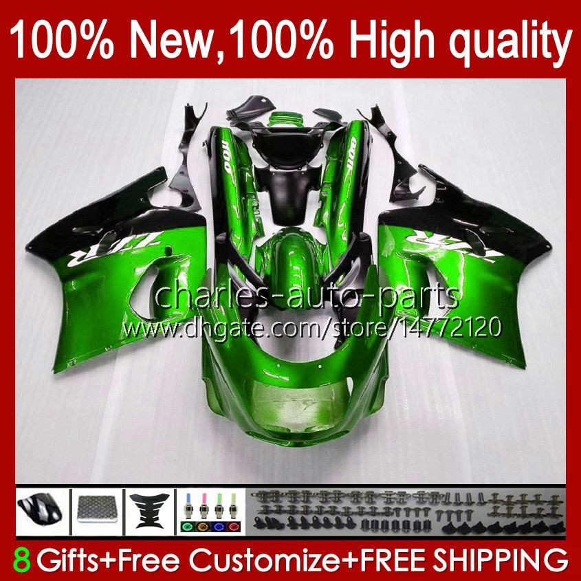 Body For KAWASAKI NINJA ZX-11 R ZZR-1100 ZX-11R ZX11R 90 91 92 93 94 95 30HC.70 metal green ZZR 1100 CC ZX 11 R 11R ZX11 R ZZR1100 1996 1997 1998 1999 2000 2001 Fairing Kit, No. 1
Body For KAWASAKI NINJA ZX-11 R ZZR-1100 ZX-11R ZX11R 90 91 92 93 94 95 30HC.70 metal green ZZR 1100 CC ZX 11 R 11R ZX11 R ZZR1100 1996 1997 1998 1999 2000 2001 Fairing Kit, No. 1