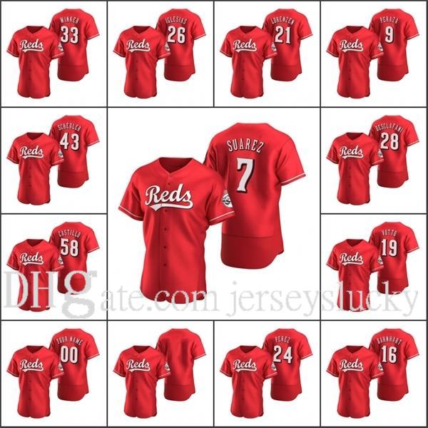 Cincinnati\rReds Men #7 Eugenio Suarez 27 Trevor Bauer 5 Johnny Bench 33 Jesse Winker Custom Women Youth Authentic Alternate Jersey, Blue;black
Cincinnati\rReds Men #7 Eugenio Suarez 27 Trevor Bauer 5 Johnny Bench 33 Jesse Winker Custom Women Youth Authentic Alternate Jersey, Blue;black