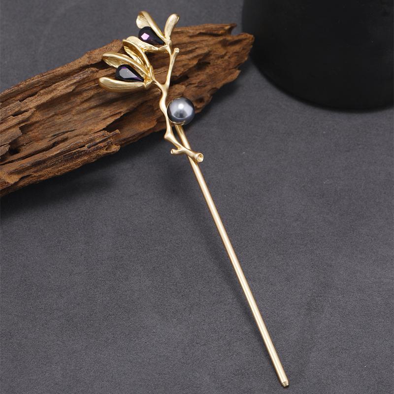 Hair Clips & Barrettes Morkopela Purple Crystal Flower Stick For Women Vintage Rhinestone Hairpins Head Wear Girl Accessories Jewelry, Golden;silver
Hair Clips & Barrettes Morkopela Purple Crystal Flower Stick For Women Vintage Rhinestone Hairpins Head Wear Girl Accessories Jewelry, Golden;silver