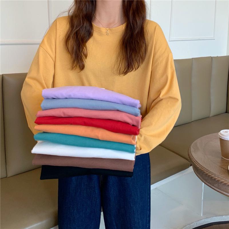 Women's T-Shirt Fashion Puff Sleeve Spring Autumn T-shirts Women Solid Color Tees Tops O Neck Loose Long Casual Tshirts Student Pullovers, Orange
Women's T-Shirt Fashion Puff Sleeve Spring Autumn T-shirts Women Solid Color Tees Tops O Neck Loose Long Casual Tshirts Student Pullovers, Orange