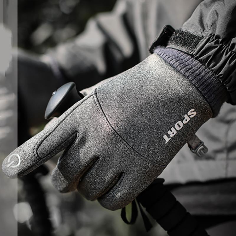 Five Fingers Gloves Waterproof Touchscreen Inner Velvet Women Men Full Finger Glove Sports Fishing Motorcycle Ski Non-slip Warm Mittens, Blue;gray
Five Fingers Gloves Waterproof Touchscreen Inner Velvet Women Men Full Finger Glove Sports Fishing Motorcycle Ski Non-slip Warm Mittens, Blue;gray