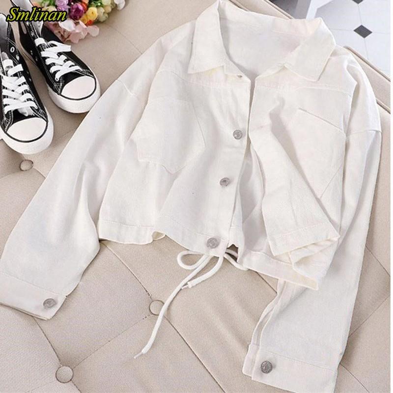 Women' Jackets Smlinan White Denim Coat Women Turn-down Collar Single Breasted Bandage Casual Streetwear Jeans Overcoat Cowboy Jacket, Green
Women' Jackets Smlinan White Denim Coat Women Turn-down Collar Single Breasted Bandage Casual Streetwear Jeans Overcoat Cowboy Jacket, Green