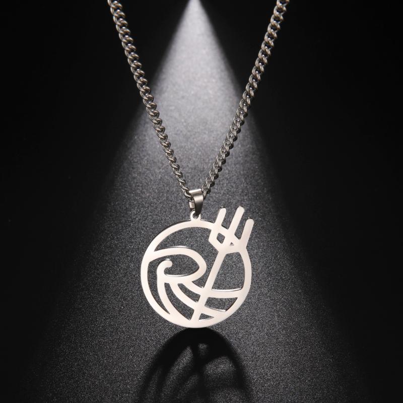 Pendant Necklaces My Shape Jellyfish Harpoon Round For Men Stainless Steel Fashion Punk Necklace Jewelry Collares Para Mujer
Pendant Necklaces My Shape Jellyfish Harpoon Round For Men Stainless Steel Fashion Punk Necklace Jewelry Collares Para Mujer
