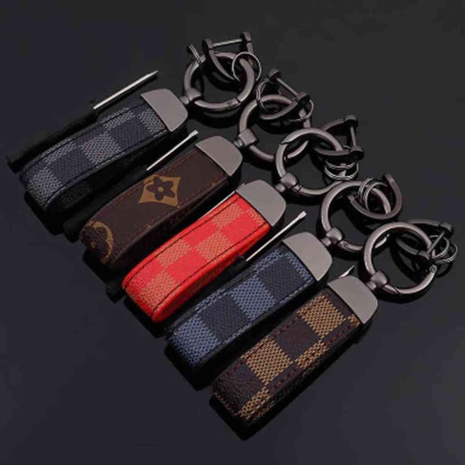 5 Anti-Lost Car Key Pendant Split Rings Keychain Phone Number Card Keyring Auto Vehicle Key Chain Car Accessories H1126