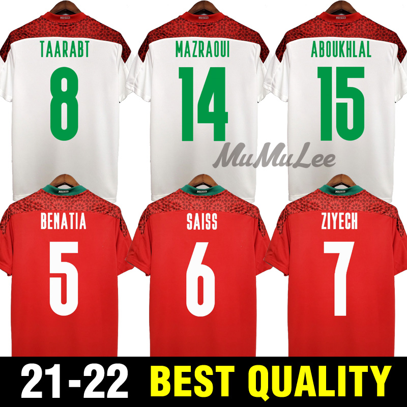 2021 Morocco soccer jerseys home away 20 21 maillot de foot Ziyech Boufal FAJR Munir Ait Bennasser Amrabat football shirts
2021 Morocco soccer jerseys home away 20 21 maillot de foot Ziyech Boufal FAJR Munir Ait Bennasser Amrabat football shirts