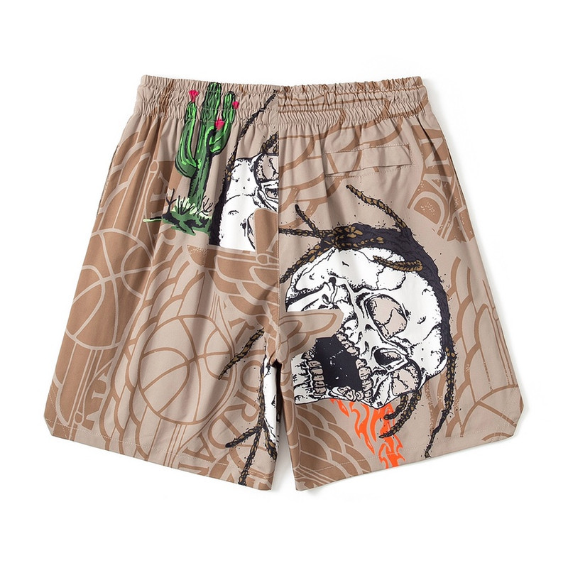 Travis Scott co branded Jack skull cactus print casual TS shorts Capris, As shown in figure
Travis Scott co branded Jack skull cactus print casual TS shorts Capris, As shown in figure