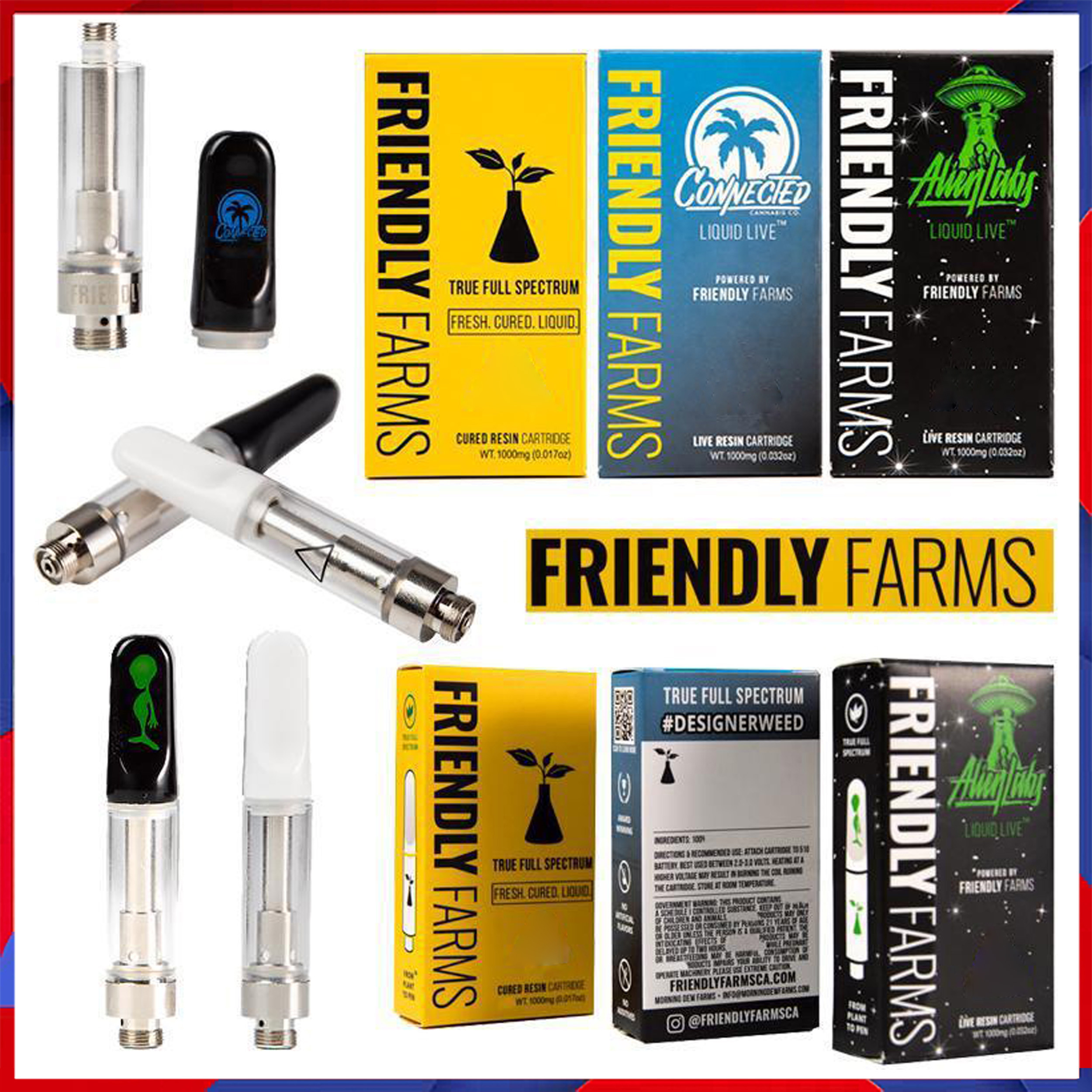 Factory Wholesale Friendly Farms Vape Cartridges Atomizer With Ceramic Coil Pyrex Glass 510 Cartridge Packaging Muha Meds
Factory Wholesale Friendly Farms Vape Cartridges Atomizer With Ceramic Coil Pyrex Glass 510 Cartridge Packaging Muha Meds