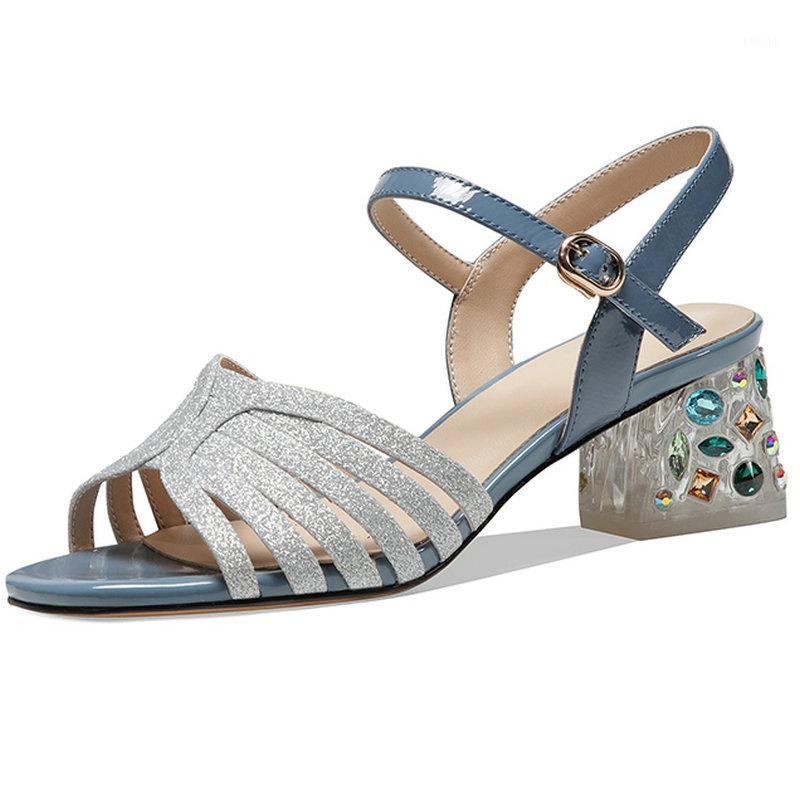 Classic Design Sandals For Women Elegant Crystal Genuine Leather Thick High Heels Pumps Summer Wedding Basic Shoes Woman Dress, Blue
Classic Design Sandals For Women Elegant Crystal Genuine Leather Thick High Heels Pumps Summer Wedding Basic Shoes Woman Dress, Blue