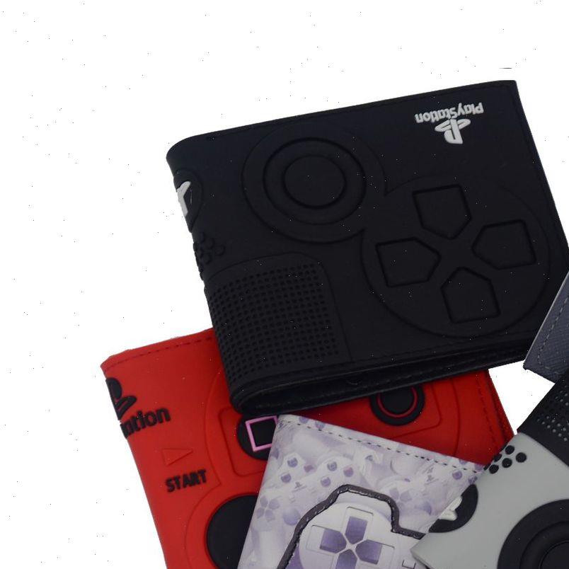 Divers Couleurs Playstation 3D Portefeuilles Imprimé Carteira PVC Porte-monnaie pliée avec poche de monnaie créative pour mâle jeux portefeuille