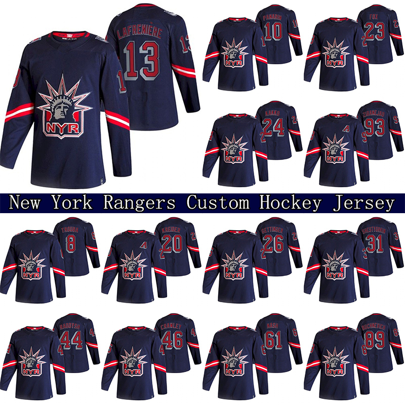 Alexis Lafreniere Custom N York Rangers 2021 Reverse Retro Jersey 10 Artemi Panarin 24 Kaapo Kakko 23 Adam Fox 99 Gretzky Hockey Jerseys, Reverse retro navy blue
Alexis Lafreniere Custom N York Rangers 2021 Reverse Retro Jersey 10 Artemi Panarin 24 Kaapo Kakko 23 Adam Fox 99 Gretzky Hockey Jerseys, Reverse retro navy blue