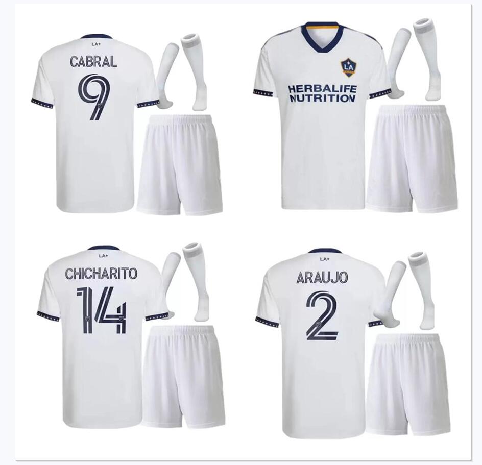 2022 LA Galaxy soccer jerseys CABRAL D.COSTA home 2023 CHICHARITO J.DOS SANTOS ARAUJO JOVELJIC football shirts men +kids kit maillots de futol uniform, White
2022 LA Galaxy soccer jerseys CABRAL D.COSTA home 2023 CHICHARITO J.DOS SANTOS ARAUJO JOVELJIC football shirts men +kids kit maillots de futol uniform, White