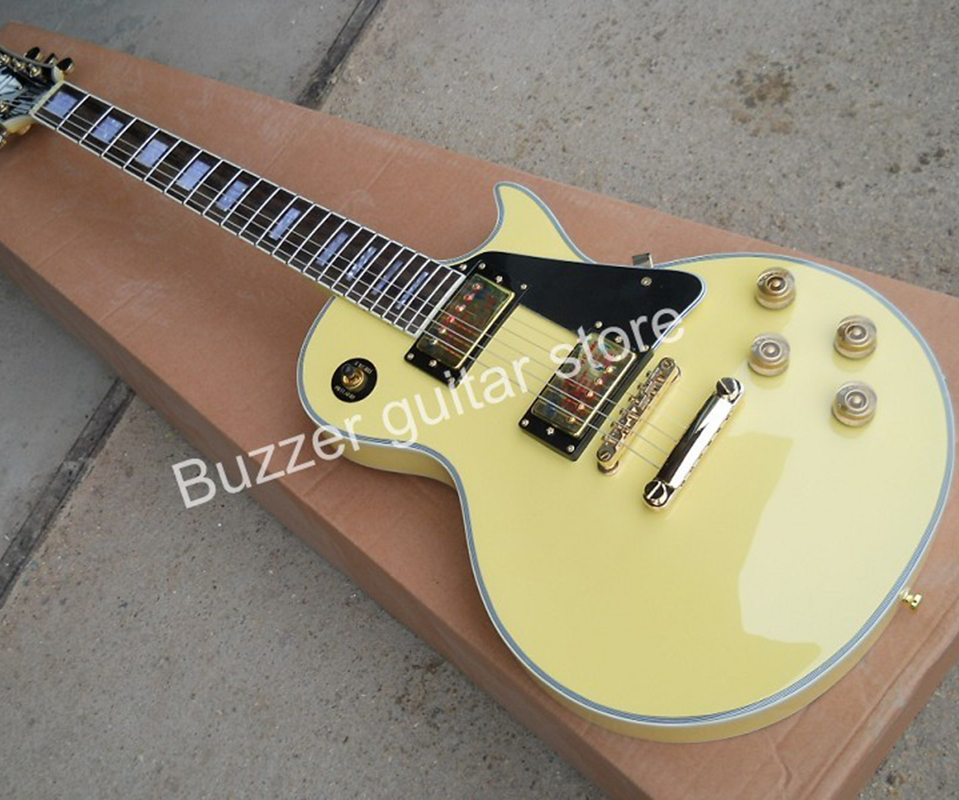 factory wholesale Custom VOS Randy Rhoads Electric Guitar cream yellow LesP guitarra
factory wholesale Custom VOS Randy Rhoads Electric Guitar cream yellow LesP guitarra