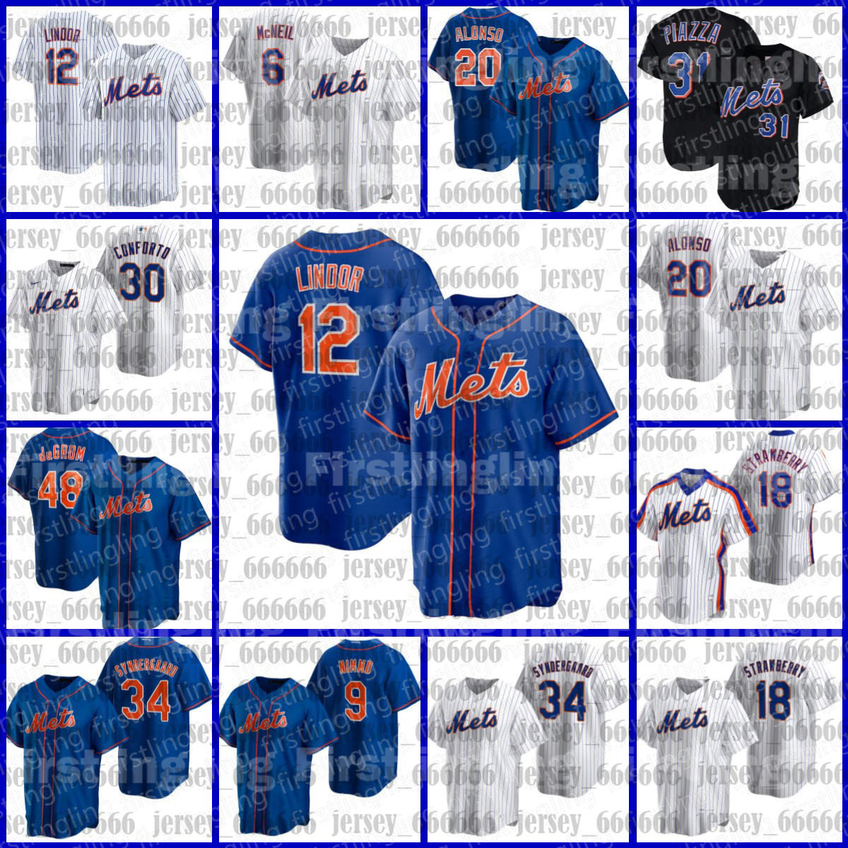 Francisco Lindor Custom Mets Baseball Jersey 48 Jacob deGrom Pete Alonso New Jeff York McNeil Tom Seaver Mike Piazza Noah Syndergaard s a, Blue;black
Francisco Lindor Custom Mets Baseball Jersey 48 Jacob deGrom Pete Alonso New Jeff York McNeil Tom Seaver Mike Piazza Noah Syndergaard s a, Blue;black