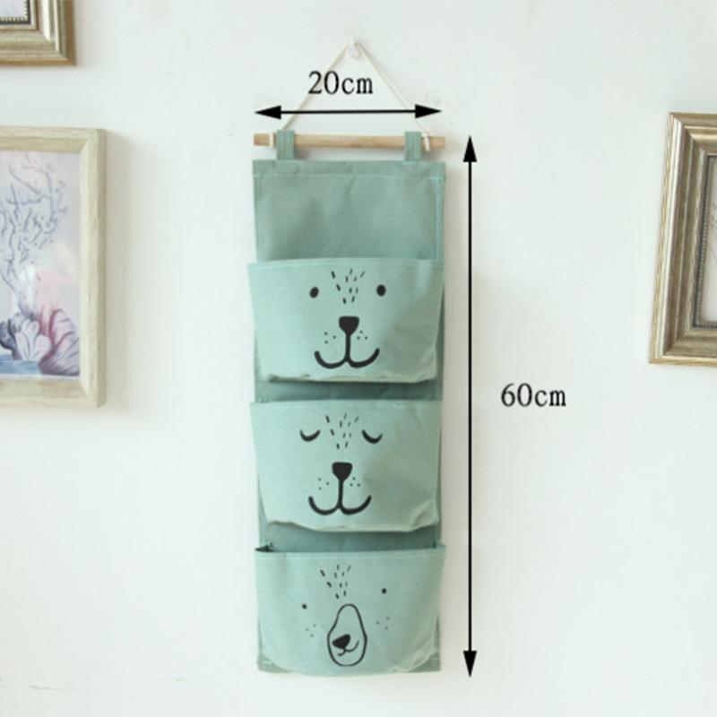 Storage Boxes & Bins 3 Pockets Cute Wall Hanging Bag Linen Clothes Organizer Closet Children Room Pouch Home
Storage Boxes & Bins 3 Pockets Cute Wall Hanging Bag Linen Clothes Organizer Closet Children Room Pouch Home