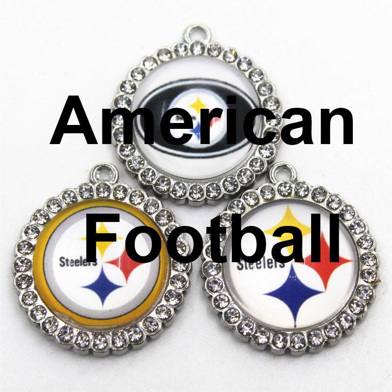 Football Dangle Charms Mix Style Steeler DIY Pendant Bracelet Necklace Earrings Jewelry Making Accessories
Football Dangle Charms Mix Style Steeler DIY Pendant Bracelet Necklace Earrings Jewelry Making Accessories