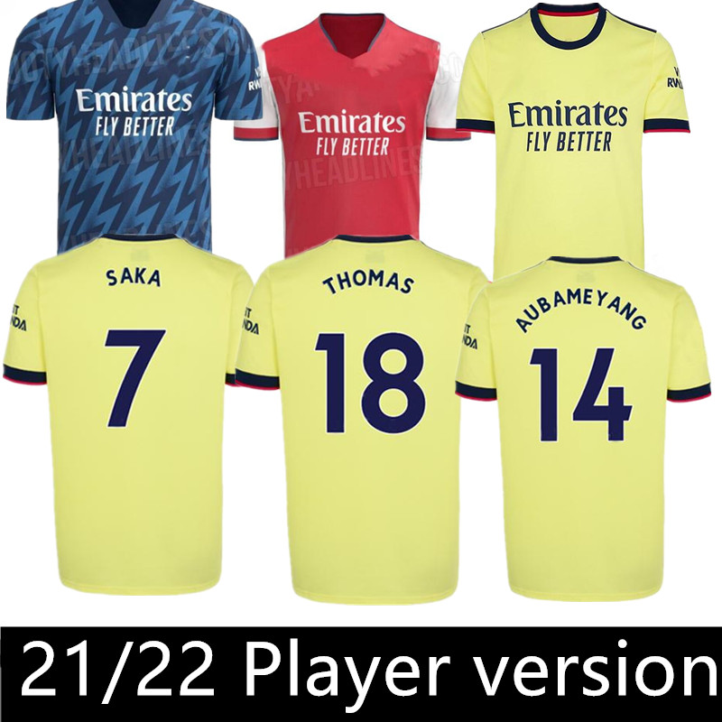 Player version home away Arsen soccer jersey 21 22 gunners ODEGAARD THOMAS PEPE SAKA TIERNEY HENRY WILLIAN SMITH ROWE 2021 2022 football shi, Black;yellow
Player version home away Arsen soccer jersey 21 22 gunners ODEGAARD THOMAS PEPE SAKA TIERNEY HENRY WILLIAN SMITH ROWE 2021 2022 football shi, Black;yellow