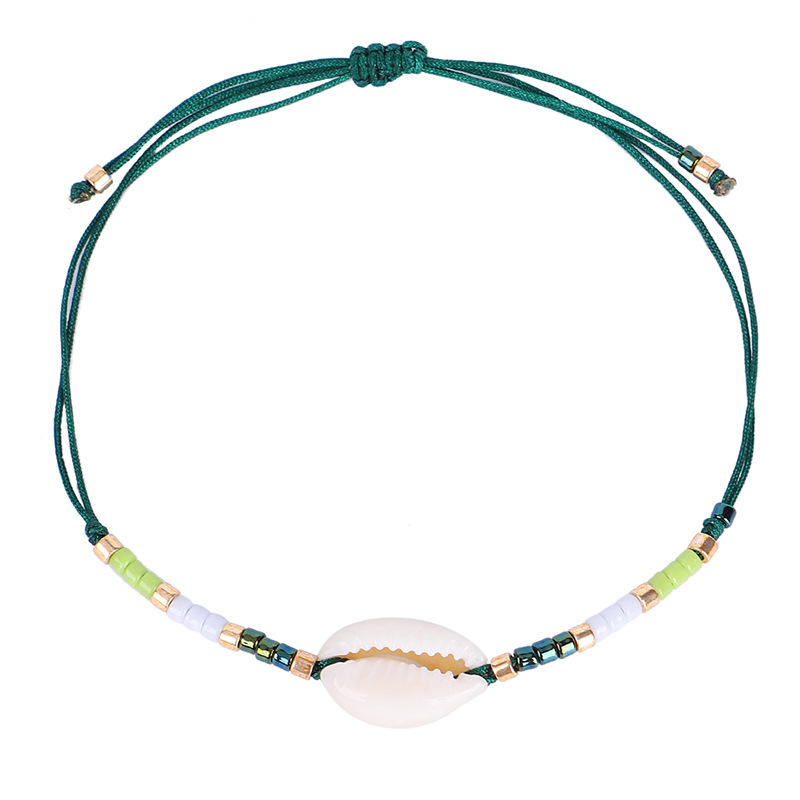 Rainbow Color Glass Seedbeads Strands Jewelry High Quality Natural Shell Charm Bracelet
