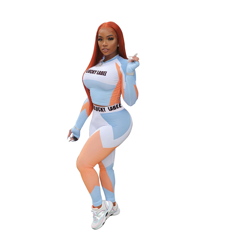 Lucky Label Women Tracksuits Fall Winter Clothing Pullover Shirt Hoodie+pants Two Piece Set Plus Size 2X Long Sleeve Outfits Casual jogger suits sport