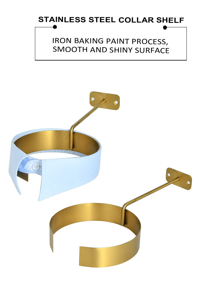 Fashion Stainless Steel Shirt Collar Display Stand