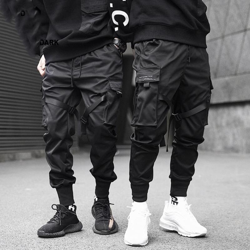 Men' Pants Men Joggers Multi-pocket Elastic Waist Harem Hip Hop Streetwear Sweatpants Pencil Techwear, Black
Men' Pants Men Joggers Multi-pocket Elastic Waist Harem Hip Hop Streetwear Sweatpants Pencil Techwear, Black