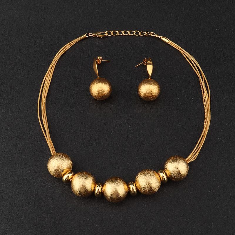Earrings & Necklace Gold Beads Sets For Women 2022 Fashion Choker Clavicle Chain Chic Eardrop Christmas Year Gifts, Silver
Earrings & Necklace Gold Beads Sets For Women 2022 Fashion Choker Clavicle Chain Chic Eardrop Christmas Year Gifts, Silver