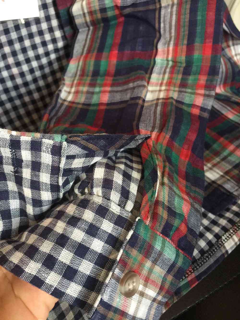 oversize Blue plaid Shirt Spring femme Casual Tops Women Long sleeve Cotton Girls Blouse Plus Size summer Blouses 210423