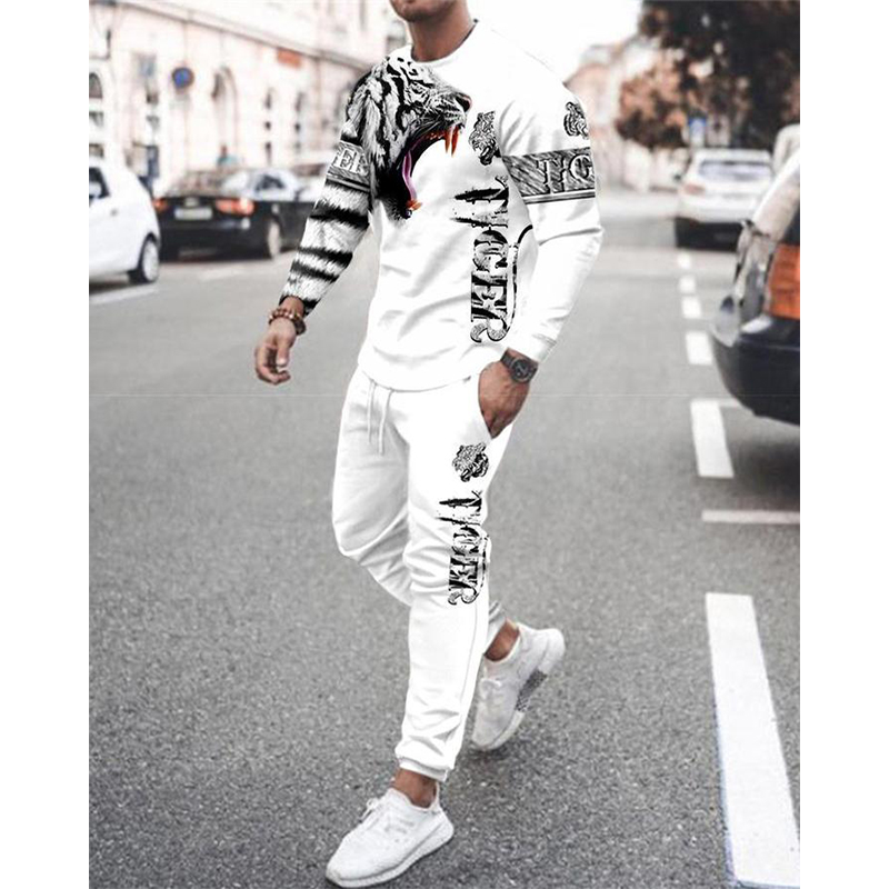 3D printing men's beast picture casual wear suit long-sleeved trousers comfortable slim fit fashion fit daily travel street style workout, Gray
3D printing men's beast picture casual wear suit long-sleeved trousers comfortable slim fit fashion fit daily travel street style workout, Gray