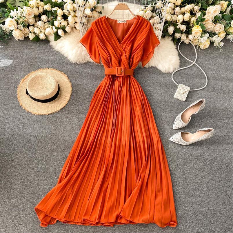 boho vintage v neck summer womens dress long pleated bandage party chiffon elegant beach holiday tunic, Black;gray
boho vintage v neck summer womens dress long pleated bandage party chiffon elegant beach holiday tunic, Black;gray