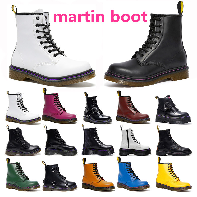 Designer boots mens womens Martin 1460 Ankle Boot platform Motorcycle Fashion black white green Cherry Red leather Plush Buckle winter shoes outdoor
Designer boots mens womens Martin 1460 Ankle Boot platform Motorcycle Fashion black white green Cherry Red leather Plush Buckle winter shoes outdoor