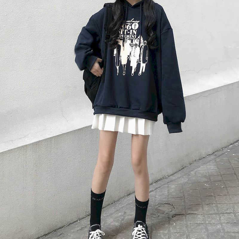 autumn/winter sweater women Korean version loose plus velvet thick hooded jacket Hong Kong flavor lazy style student t-shirt 210526, Navy plus velvet
autumn/winter sweater women Korean version loose plus velvet thick hooded jacket Hong Kong flavor lazy style student t-shirt 210526, Navy plus velvet
