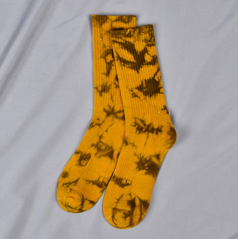 New Arrival Men socks Tie-dye breathable Cotton socks Casual Colorful Novelty Pattern Funny Socks