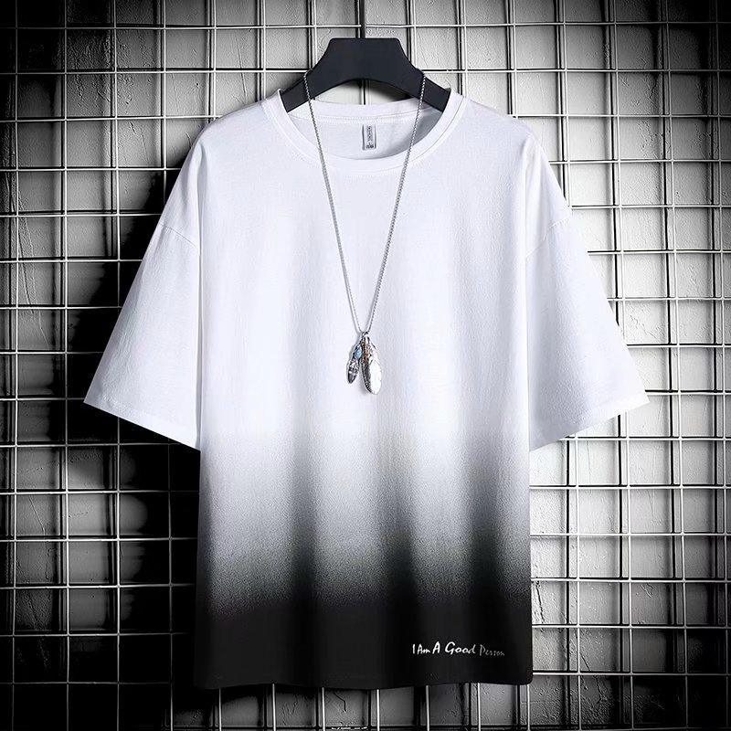 Gradient Short Sleeve T-shirt For Women 2021 Summer Korean Trend Female T Shirt Fashion Streetwear Loose Tops Clothing Women's, White blue
Gradient Short Sleeve T-shirt For Women 2021 Summer Korean Trend Female T Shirt Fashion Streetwear Loose Tops Clothing Women's, White blue