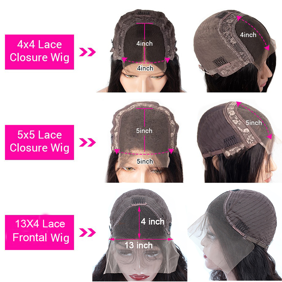 Silky Straight Human Hair HD Lace Wigs 5x5 13x4 13x6 Swiss Lace Bleach Knots Pre Plucked Natural Hairline For Black Women