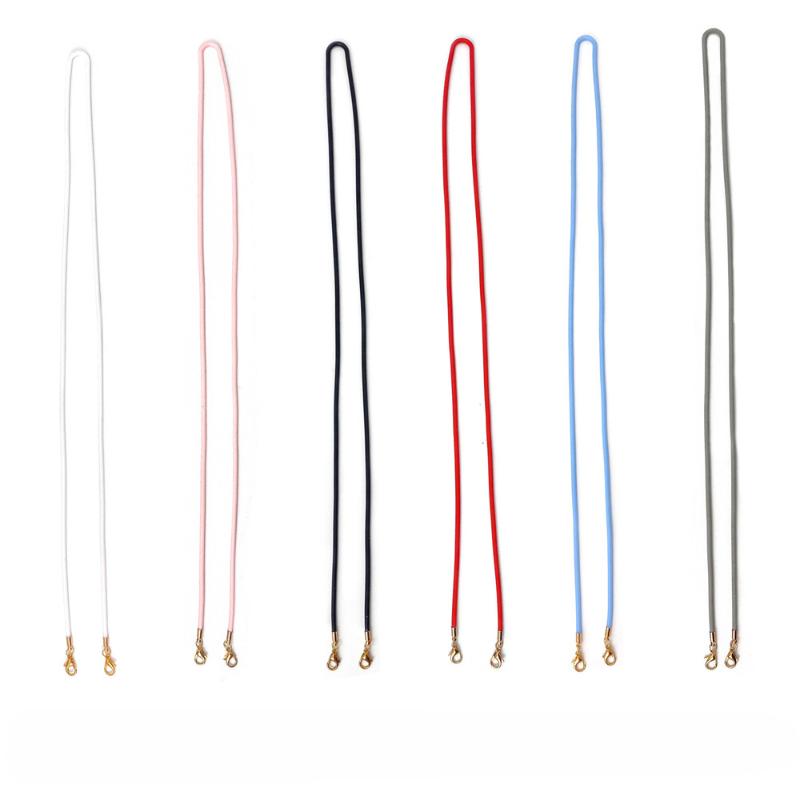 Sunglasses Frames 2.5MM Elastic Silicone Link Face Mask Chain Necklace Reading Glasses Cord Holder Strap For Eyewear Neck Head Band
Sunglasses Frames 2.5MM Elastic Silicone Link Face Mask Chain Necklace Reading Glasses Cord Holder Strap For Eyewear Neck Head Band