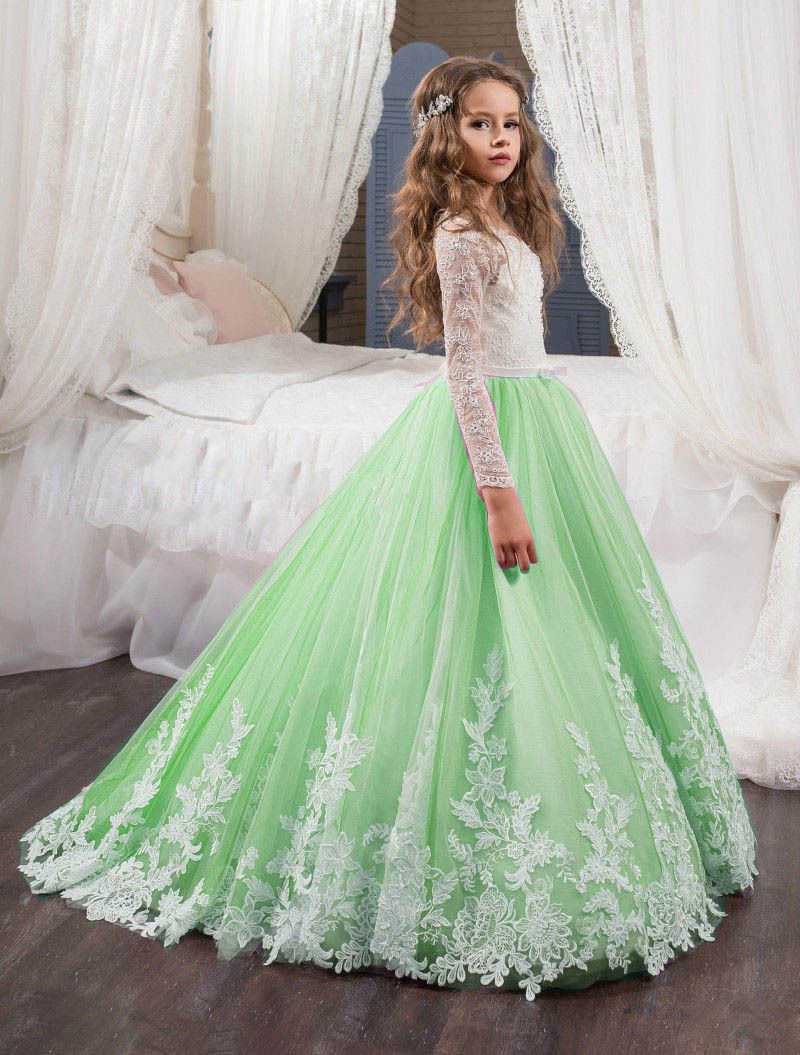 Wholesale Gold Glitz Ball Princess Little Girls Pageant Flower Girl Dresses With Beads Birthday Party Flower Girl Dress Wedding Gown free Gift Hoops Petticoat, Green
Wholesale Gold Glitz Ball Princess Little Girls Pageant Flower Girl Dresses With Beads Birthday Party Flower Girl Dress Wedding Gown free Gift Hoops Petticoat, Green