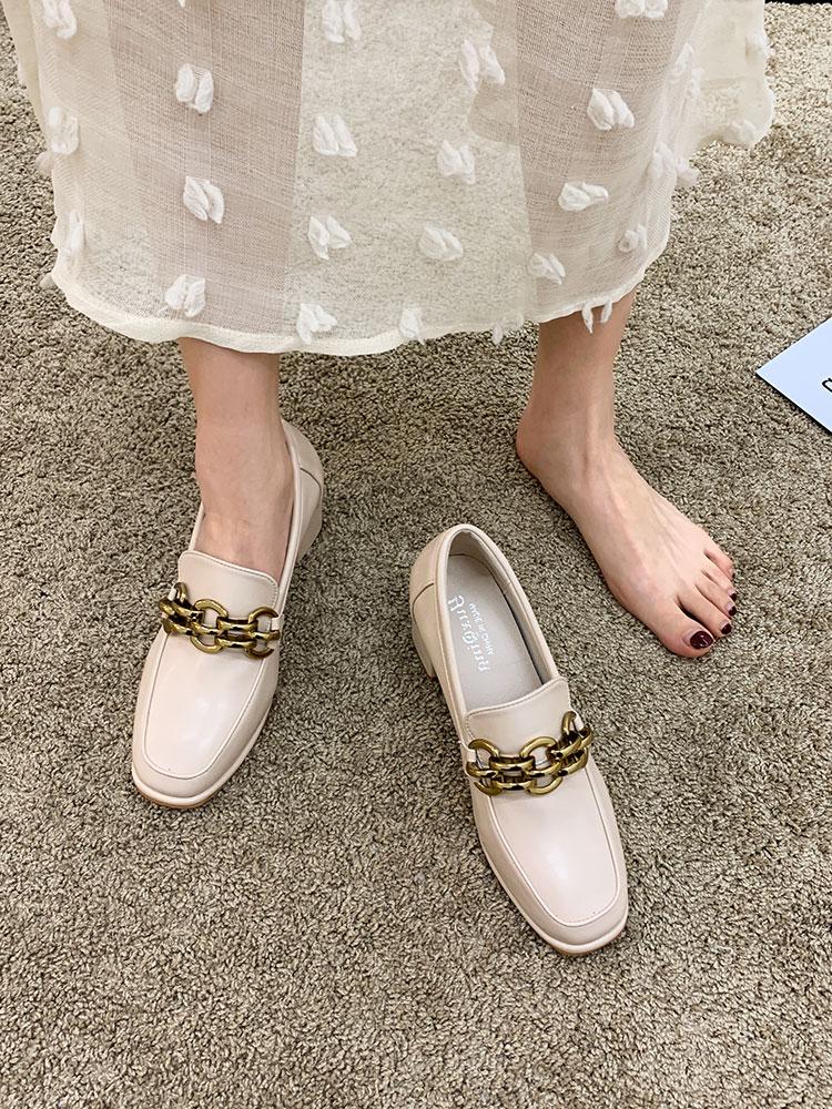 High Heels Women's 2021 Spring Fashion Thick Heel Casual Metal Buckle Leather Shoes Dress, Black
High Heels Women's 2021 Spring Fashion Thick Heel Casual Metal Buckle Leather Shoes Dress, Black