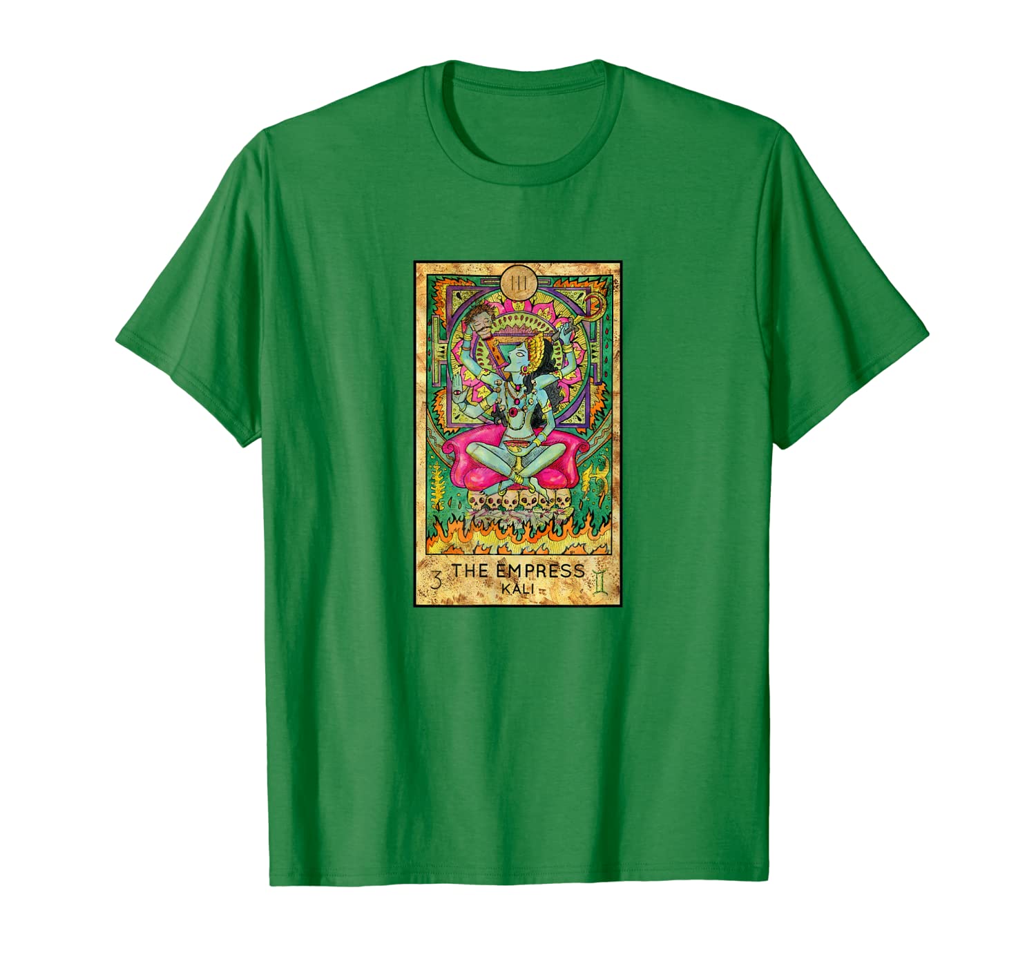 Tarot Card Impératrice Kali Mystic Psychic Reading Shirt