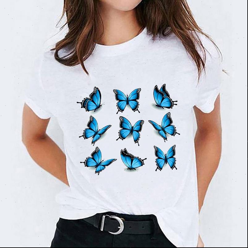 graphic butterfly printing 90s style women clothing trend fashion print tee shirt, White
graphic butterfly printing 90s style women clothing trend fashion print tee shirt, White