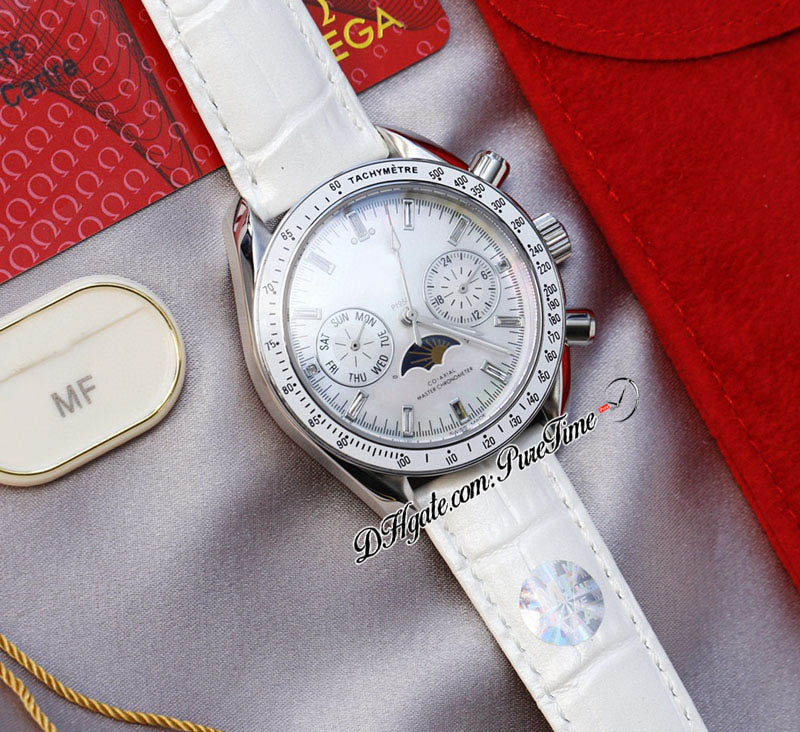 38mm A21J Automatic Moonphase Womens Watch Steel Case White Dial Silver Diamond Stick Markers Daydate Leather Strap Ladies Watches Sports Puretime F01b2, Customized waterproof service
38mm A21J Automatic Moonphase Womens Watch Steel Case White Dial Silver Diamond Stick Markers Daydate Leather Strap Ladies Watches Sports Puretime F01b2, Customized waterproof service