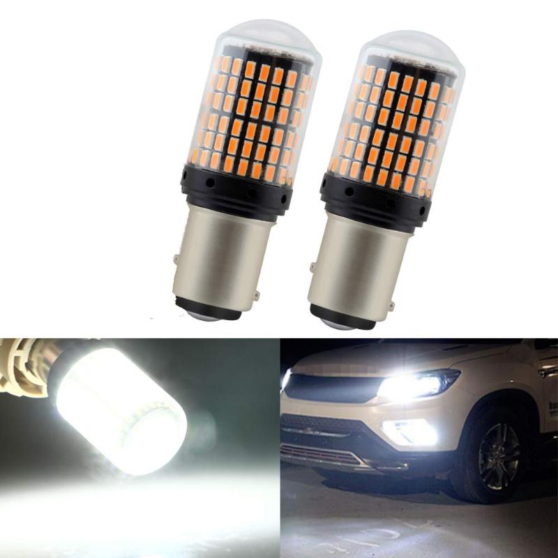 Car Headlights 2Pcs Error Free Turn Signal Light Amber LED P21W BAY15D 1157 Canbus 3014 144SMD 2021
Car Headlights 2Pcs Error Free Turn Signal Light Amber LED P21W BAY15D 1157 Canbus 3014 144SMD 2021